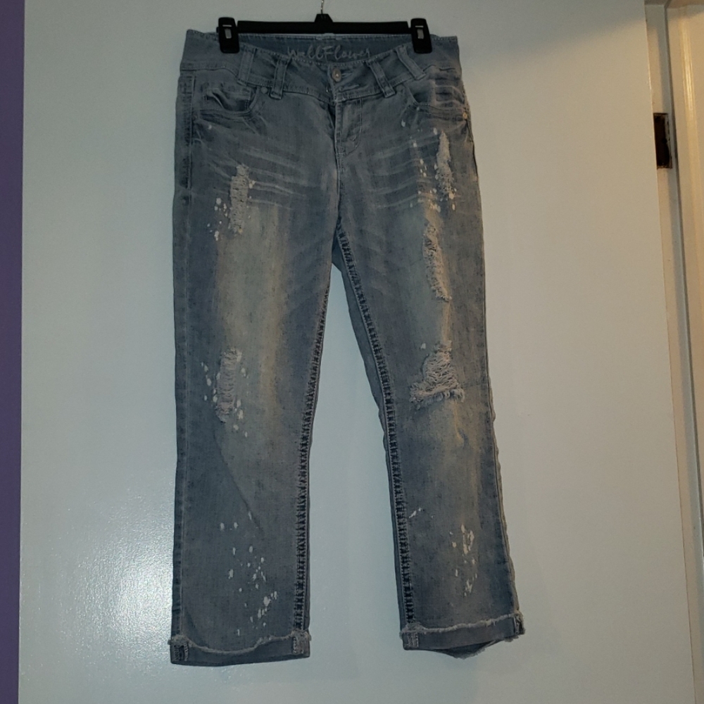 Cropped jeans